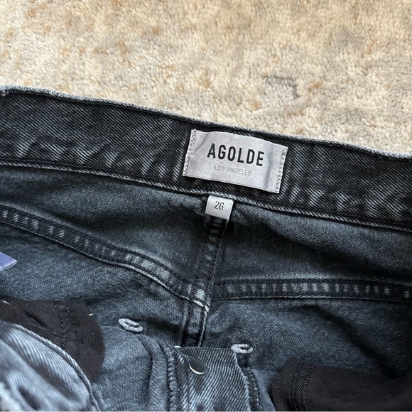 Agolde 90’s Pinch Waist in Black Tea - Picture 7 of 15